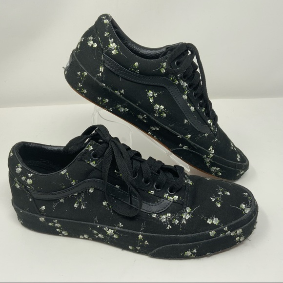 Vans Old Skool Midnight Floral Black. Womens Size 9.5. - Picture 2 of 13